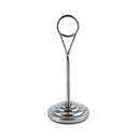 Stainless Steel Card Stand 8"