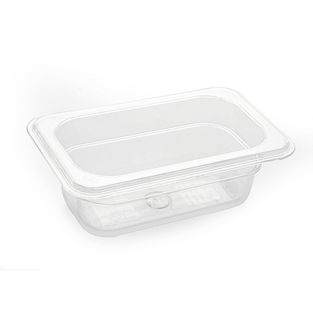 PC Plastic Transparent 1/9 Food Pan 6.5 cm
