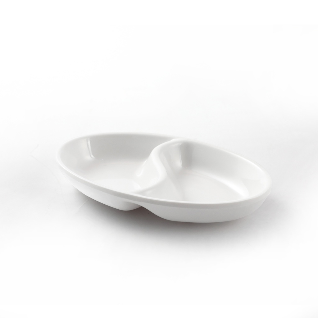 White Melamine Deep Plate 11.3 cm