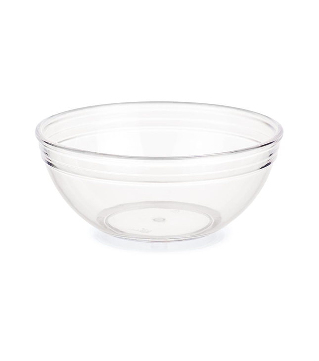 Transparent Polycarbonate Dessert Cup Salad Bowl 680 ml