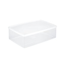 White Plastic Food Storage Box 6.3 Liter