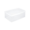 White Plastic Food Storage Box 4.6 Liter