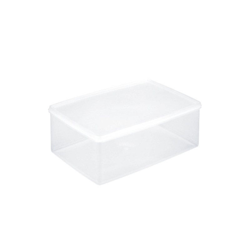 White Plastic Food Storage Box 3 Liter