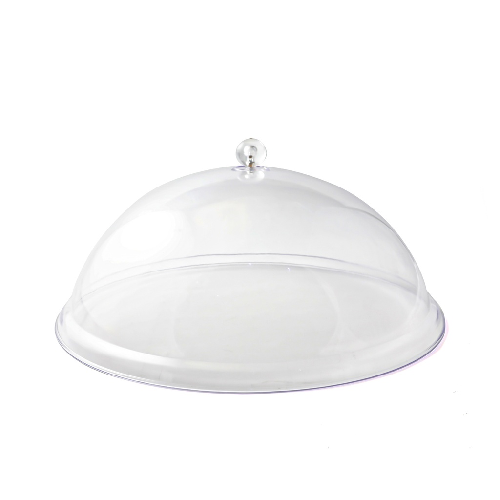 Transparent Plastic Dome Cover with Handle 21 cm