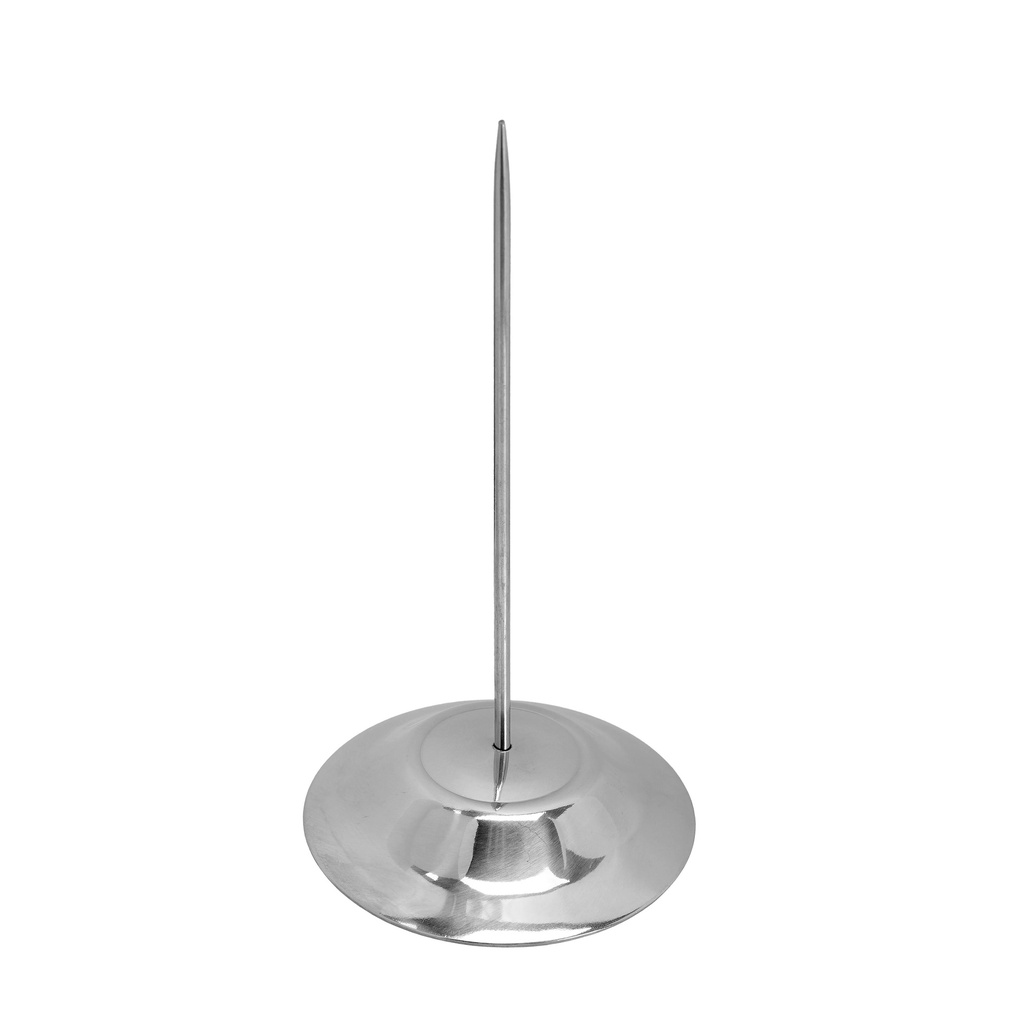 Stainless Steel Paper Memo Holder 7.5 x 14.3 cm