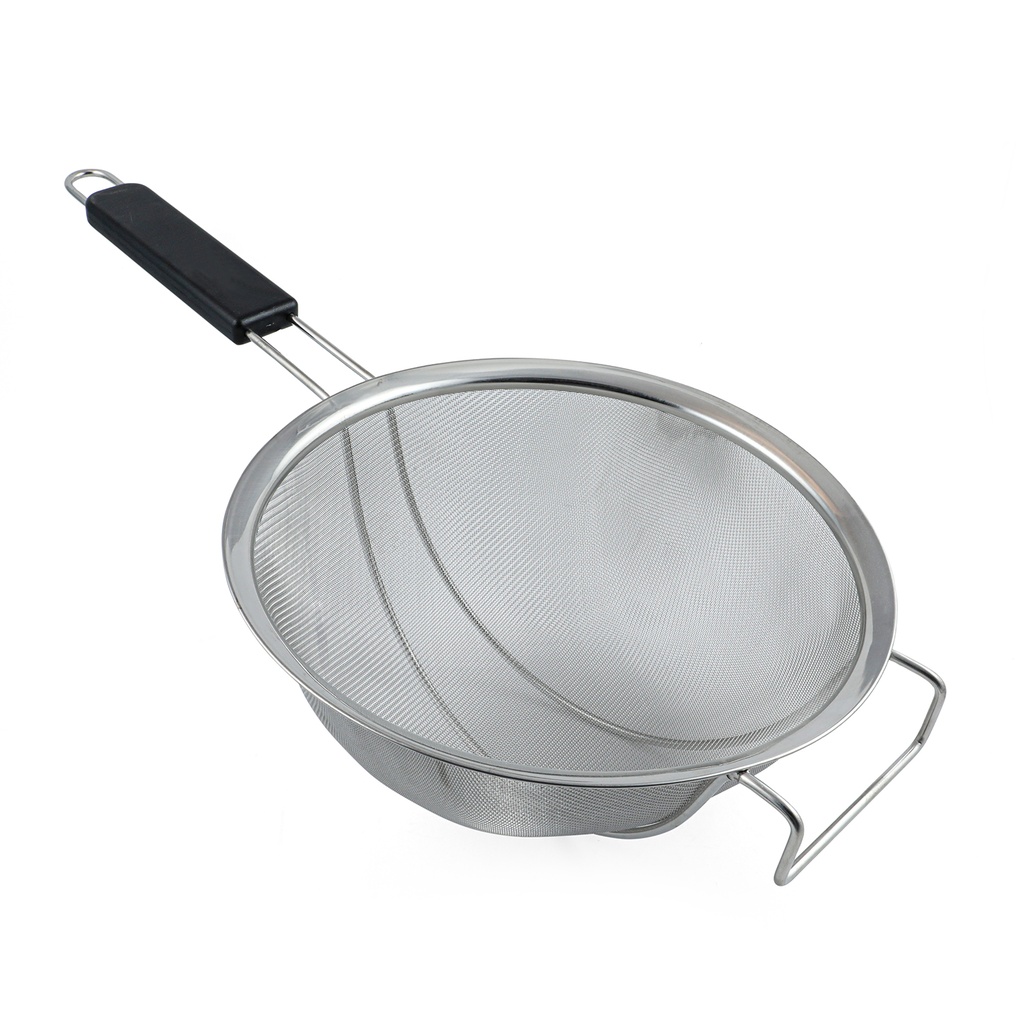 Stainless Steel Strainer 30 cm Black