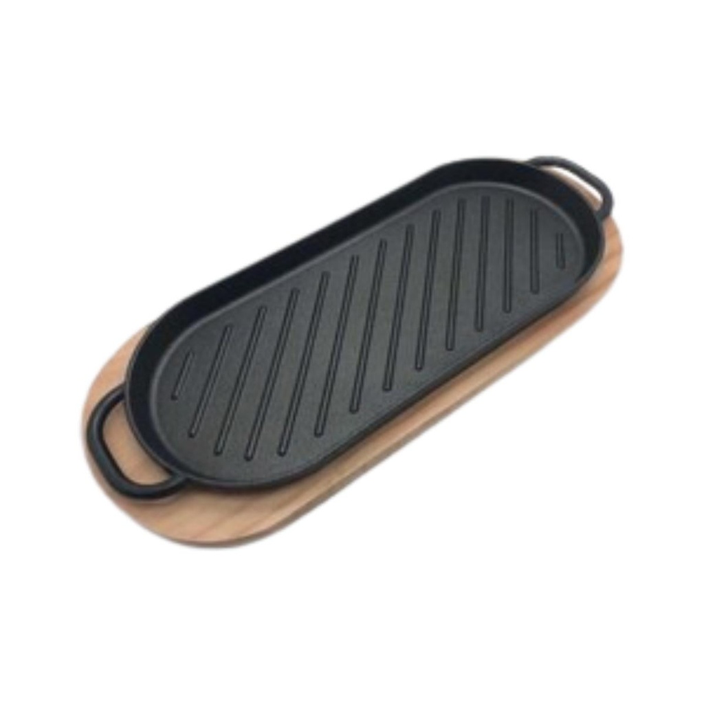 Cast Iron Sizzling Plate 43 cm