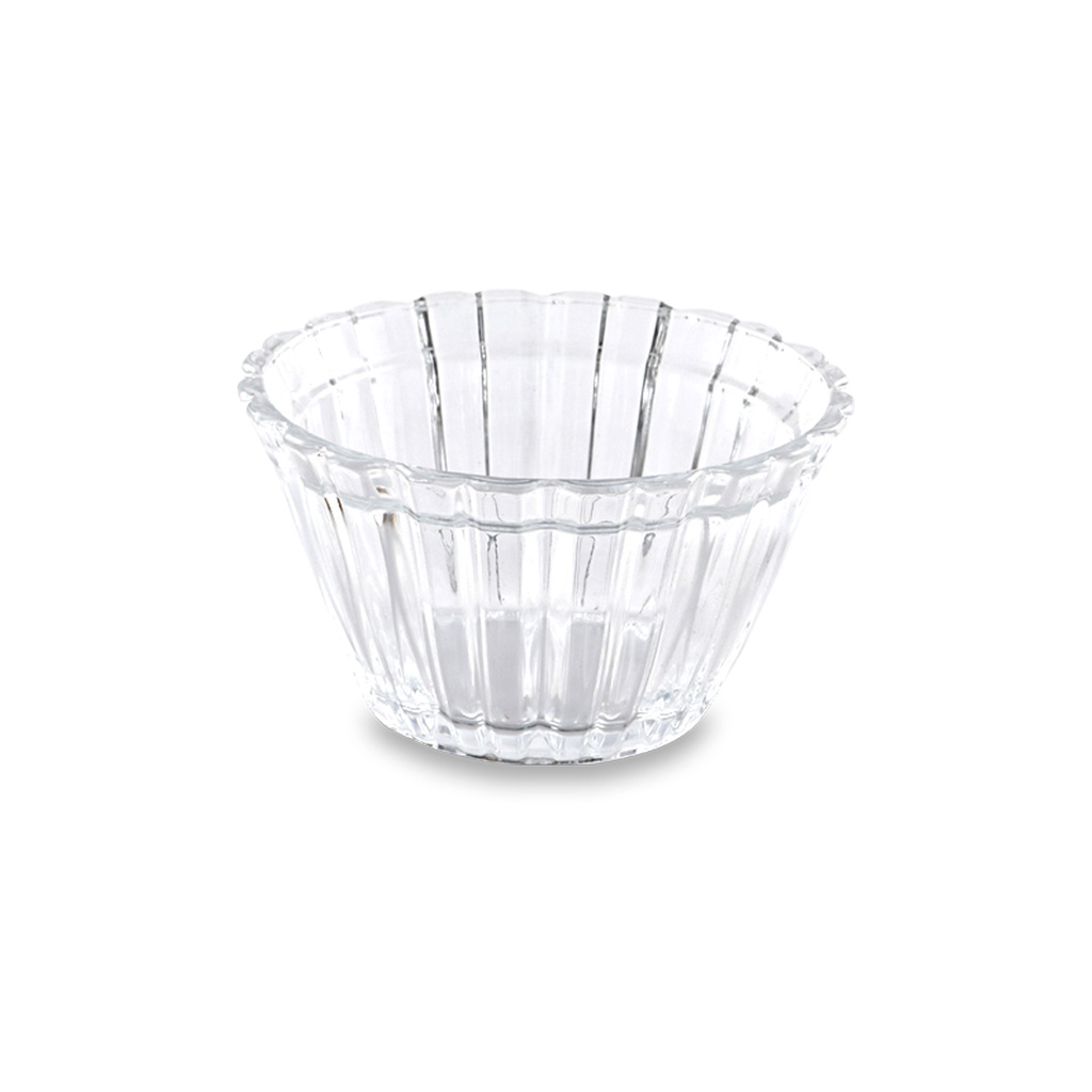 Glass Sweet Bowl 6 Pieces, 250 ml Transparent