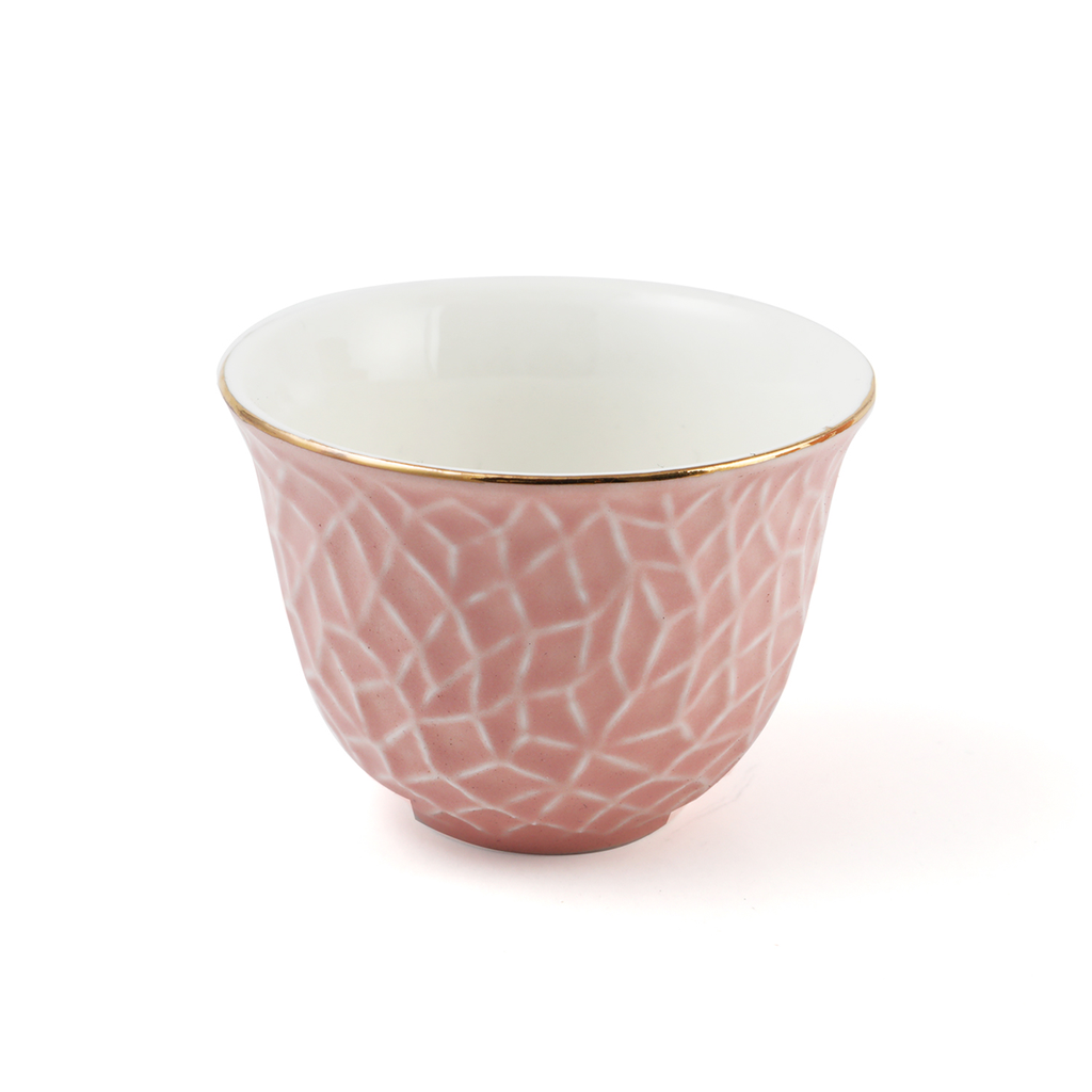 Decopor Porcelain 12 Piece Cawa Cup Set 60 ml