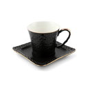 Decopor Porcelain 12 Piece Milk Cup and Saucer Set 150 ml