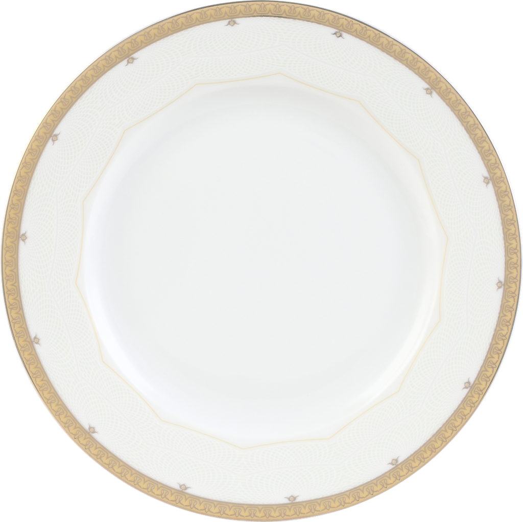 Decopor Porcelain 47 Pieces Dinner Set Golden