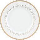 Decopor Porcelain 47 Pieces Dinner Set Golden