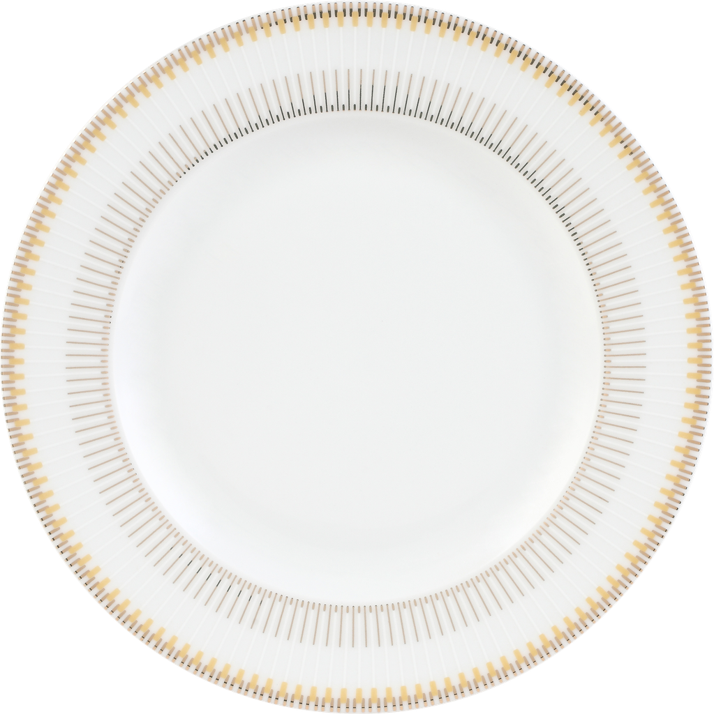 Decopor Porcelain 47 Pieces Dinner Set Golden