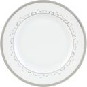 Decopor Porcelain 47 Pieces Dinner Set Silver