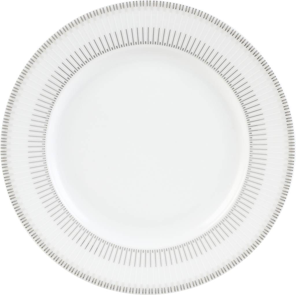 Decopor Porcelain 47 Pieces Dinner Set Grey