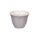 Decopor 12 Pieces Black Cawa Cups Set