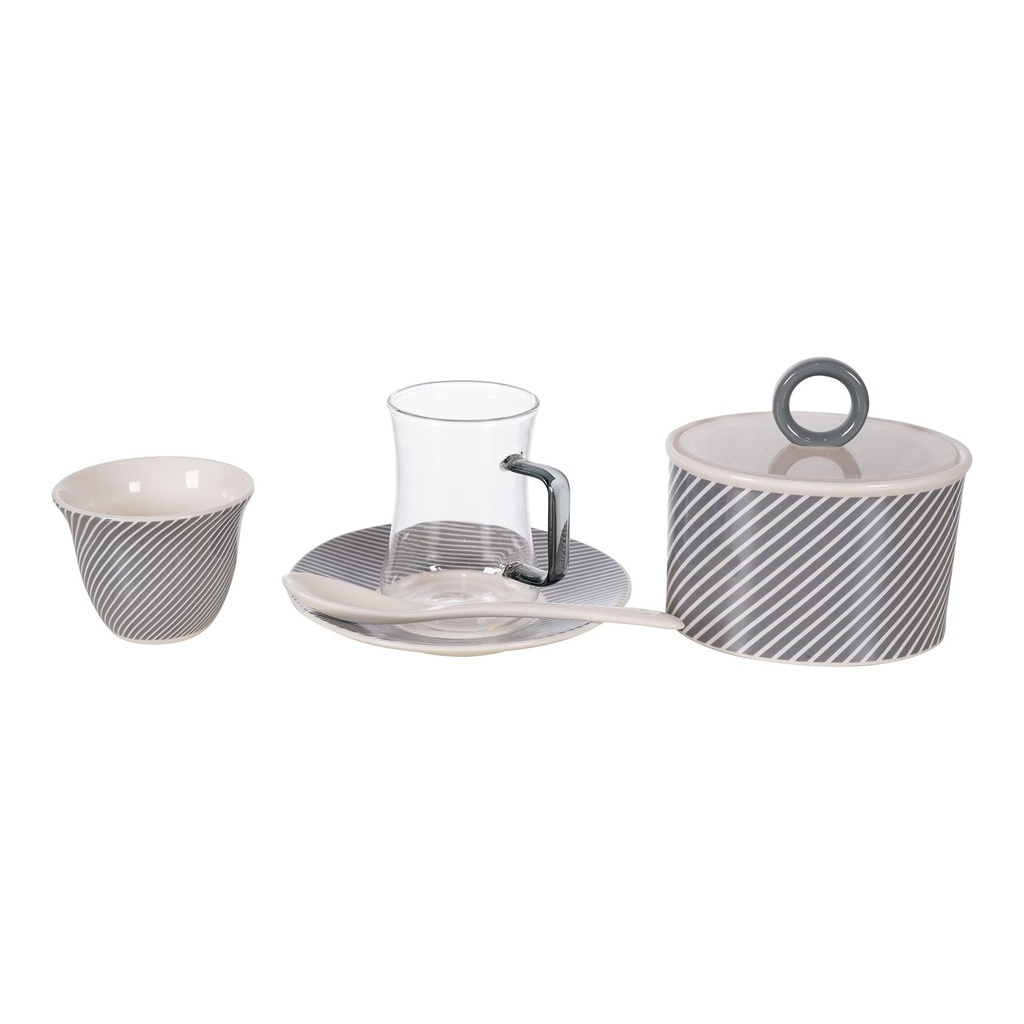 Decopor 26 Pieces Black Tea & Coffee Set