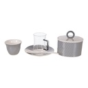 Decopor 26 Pieces Black Tea & Coffee Set