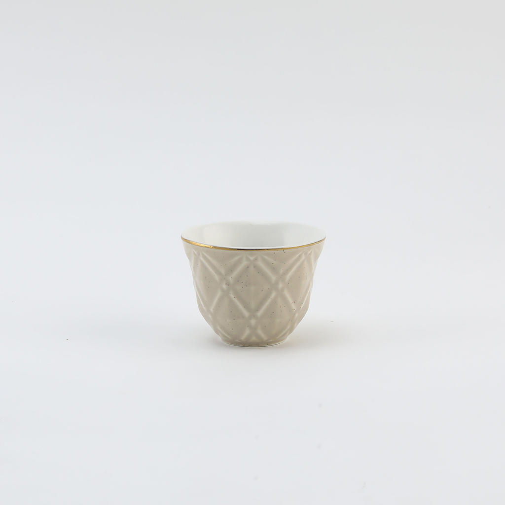 Decopor Dotted White Tea/cawa/Sugarpot 51pcs serving set 100 ml,50 ml RS-1717