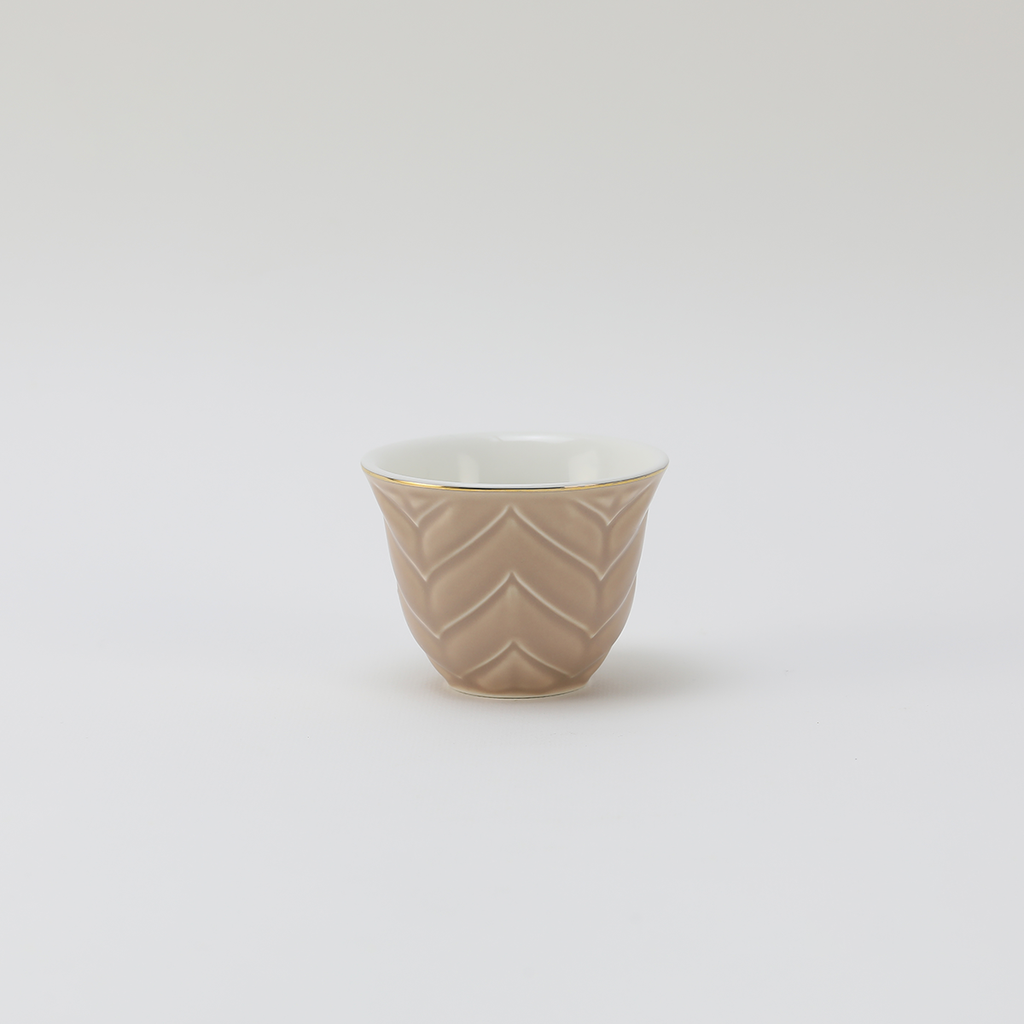 Decopor Light Brown Tea/cawa/Sugarpot 51pcs serving set 100 ml,50 ml RS-1919