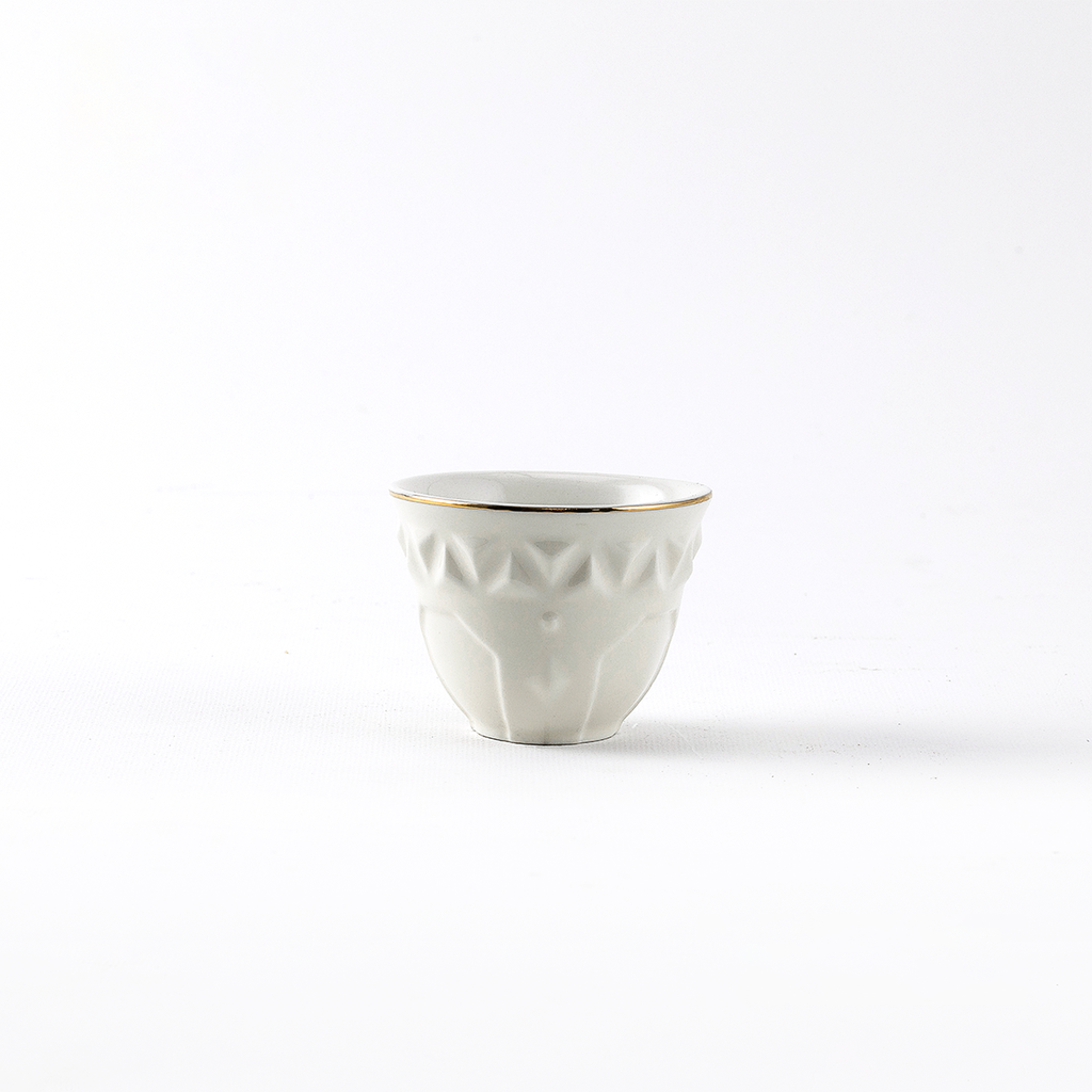 طقم تقديم ديكوبور شاي أبيض كريمي/قهوة/سكر، 51 قطعة، 100 مل، 50 مل RS-2121