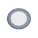 Che Brucia Arabesque Blue Porcelain Flat Plate 9"