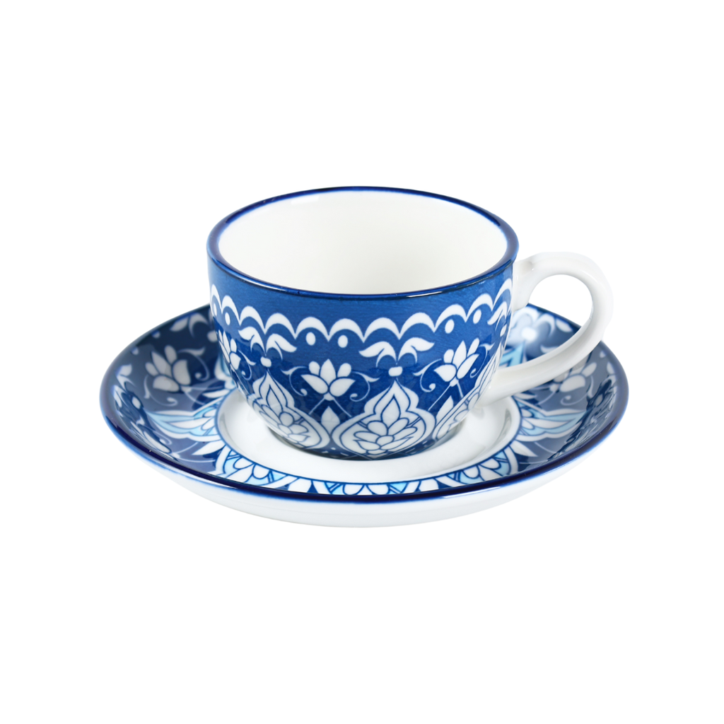 Che Brucia Cup & Saucer 200 ml Mosaic Design