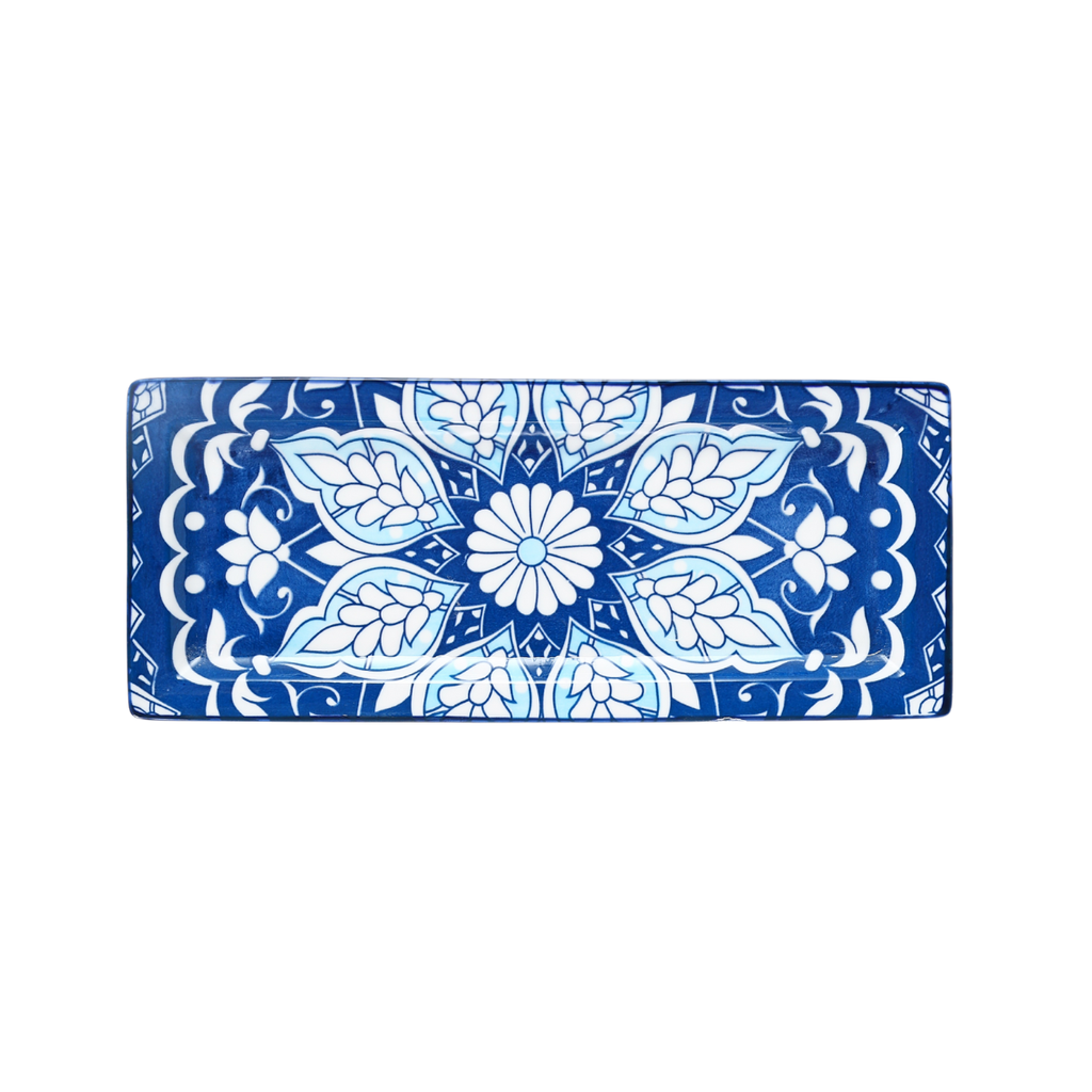 Che Brucia Rectangular Plate 29 x 12 cm Mosaic Design
