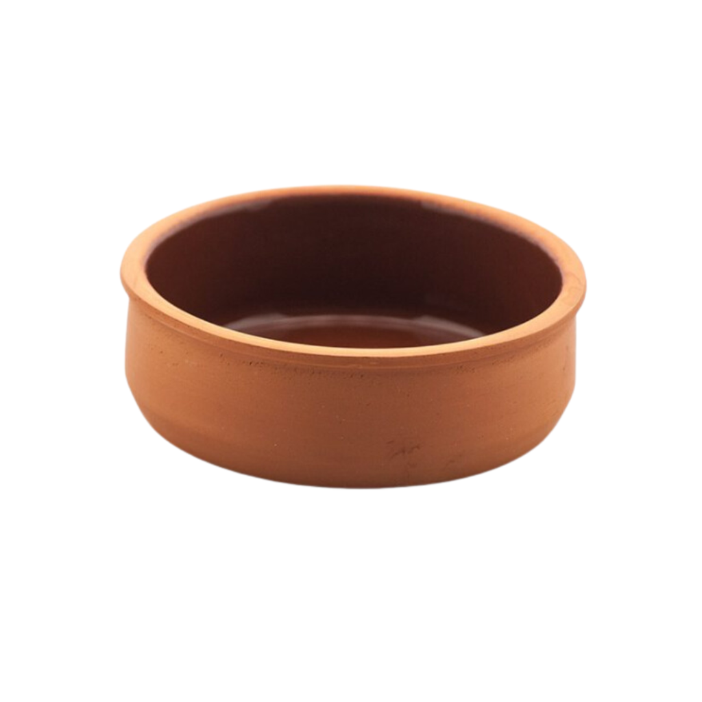 Che Brucia Clay Nilufer Round Oven Bowl 14.5 x 4.5 cm / 500 ml Inner Glazed