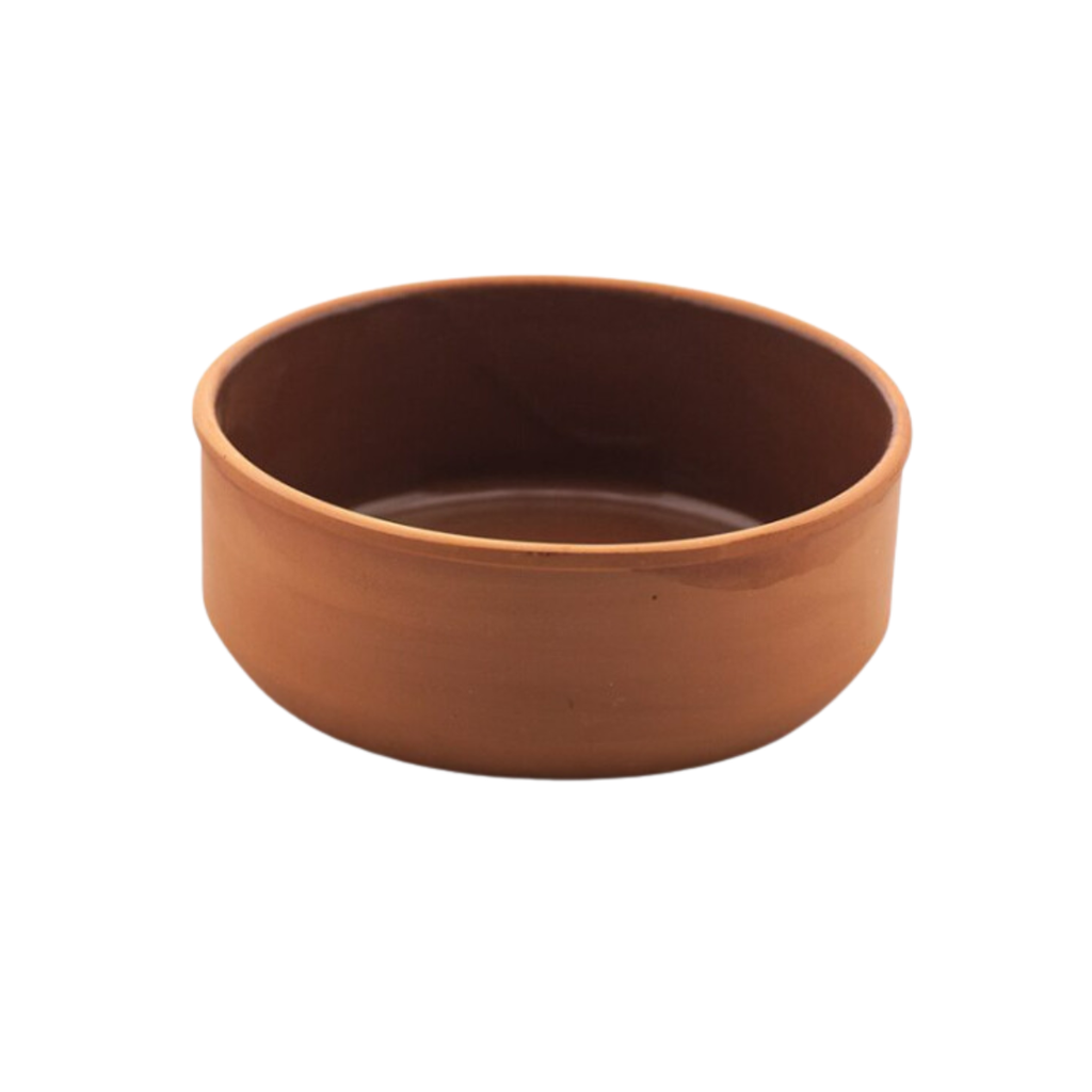 Che Brucia Clay Gemlik Round Oven Bowl 16 x 6.5 cm  / 800 ml Inner Glazed