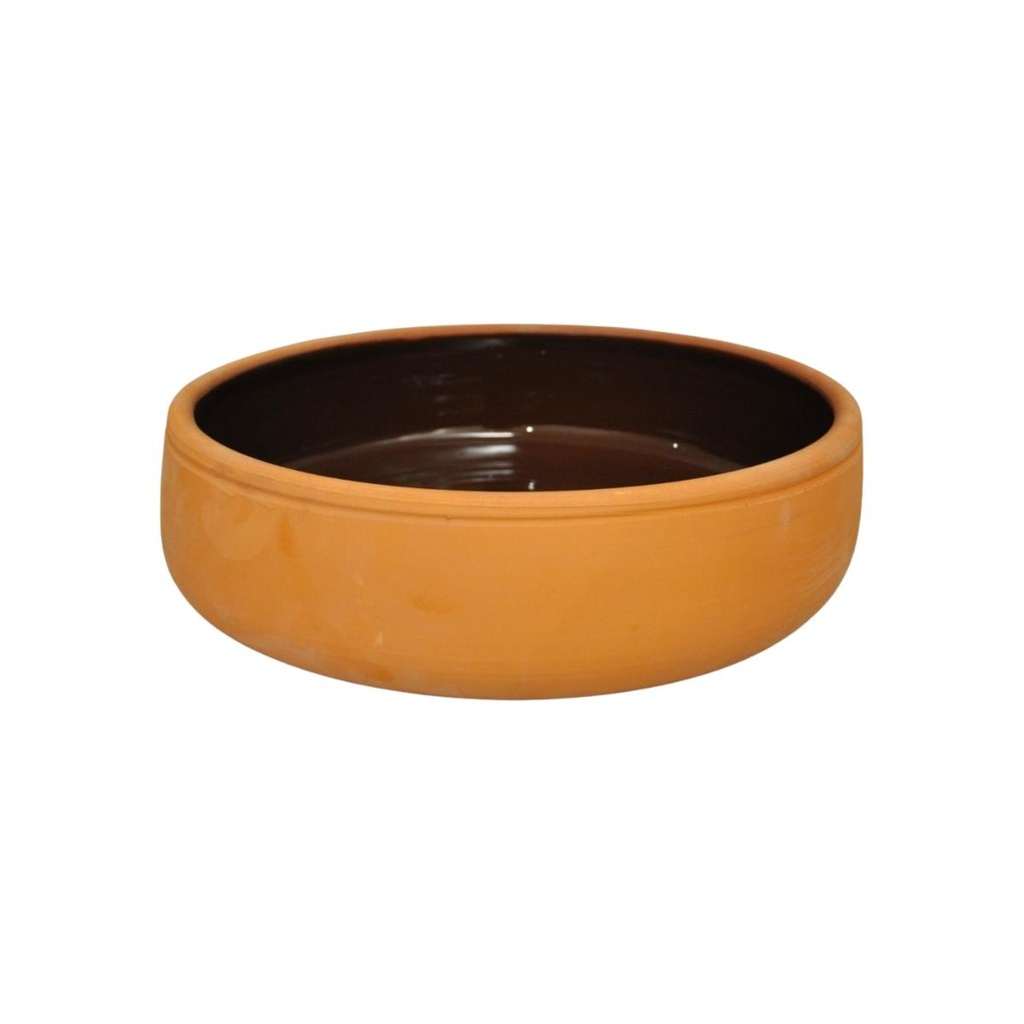 Che Brucia Clay Bektasi Round Oven Tray 30 x 8 cm Inner Glazed