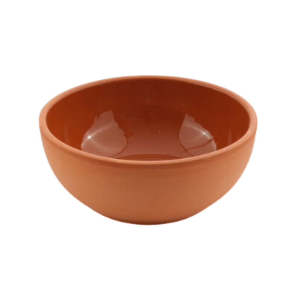 Che Brucia Clay Salad Round Bowl 23 x 9 cm / 2 Liters Inner Glazed