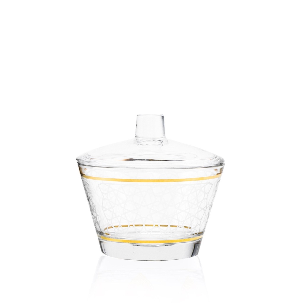 Sugar glass and cover 2pcs azha / 43581