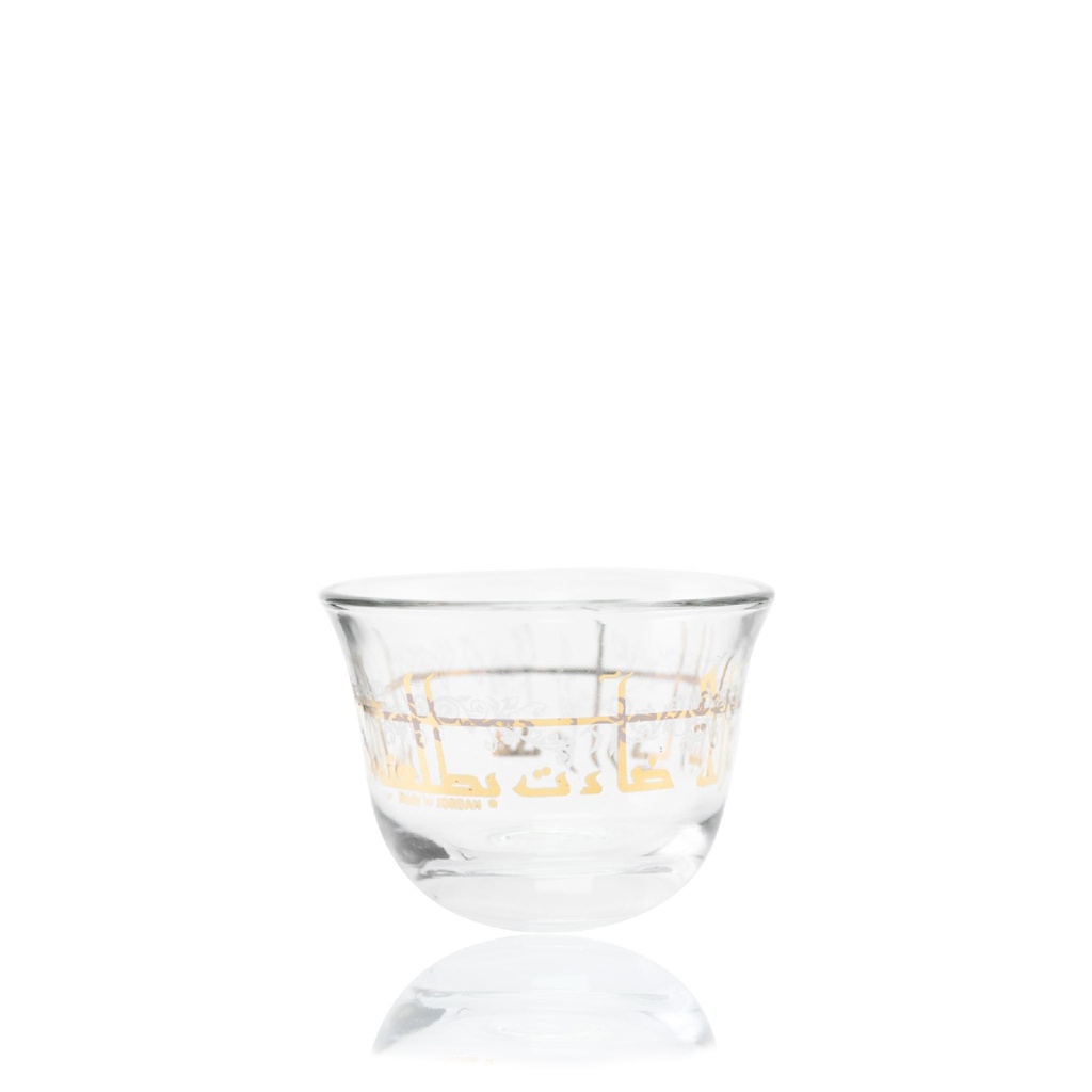 6pcs glass cawa cup / 46783