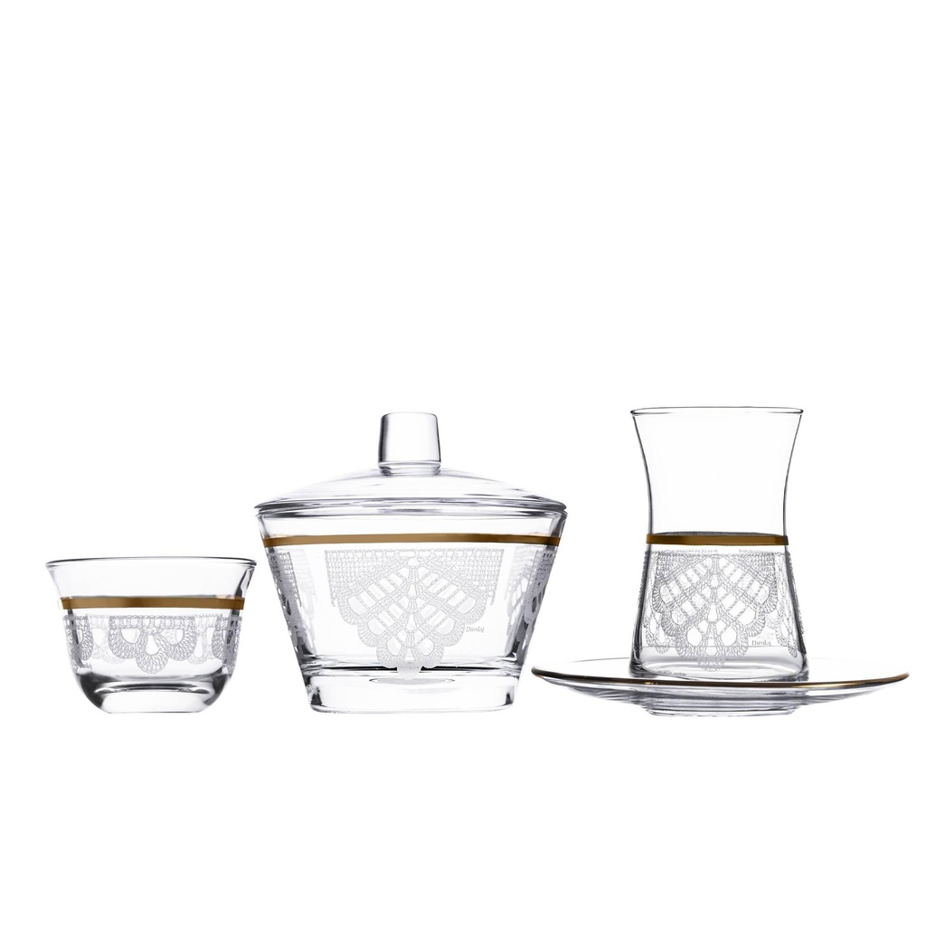 gold glass glass tea / 46964