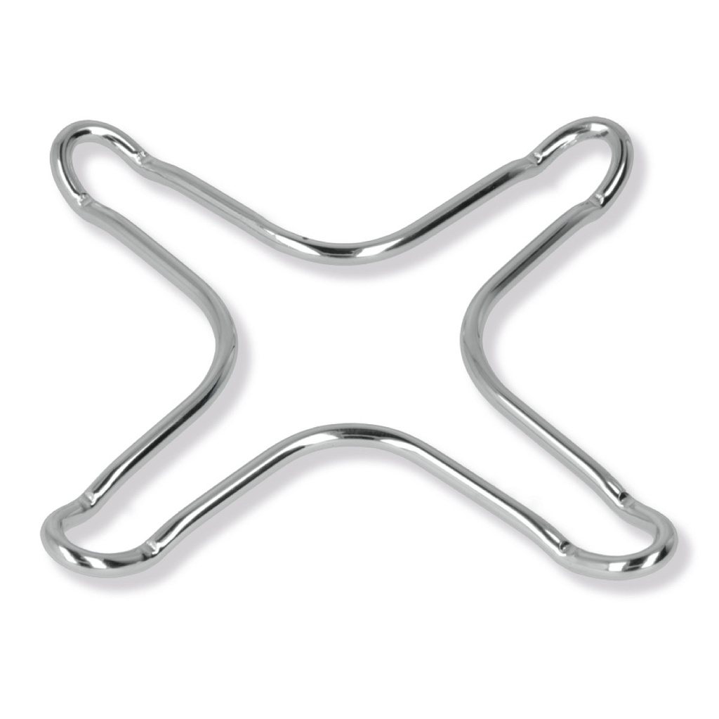 مجموعة Metaltex Steel من قطعتين إضافيتين لموقد الغاز مقاس 10 بوصات