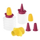 Metaltex Plastic Decorating Set of Muffin-Cupcake 3" / 252414