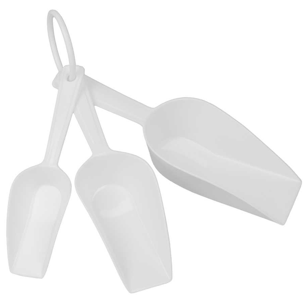Metaltex Plastic Set of 3 Measuring Scoops / 252607