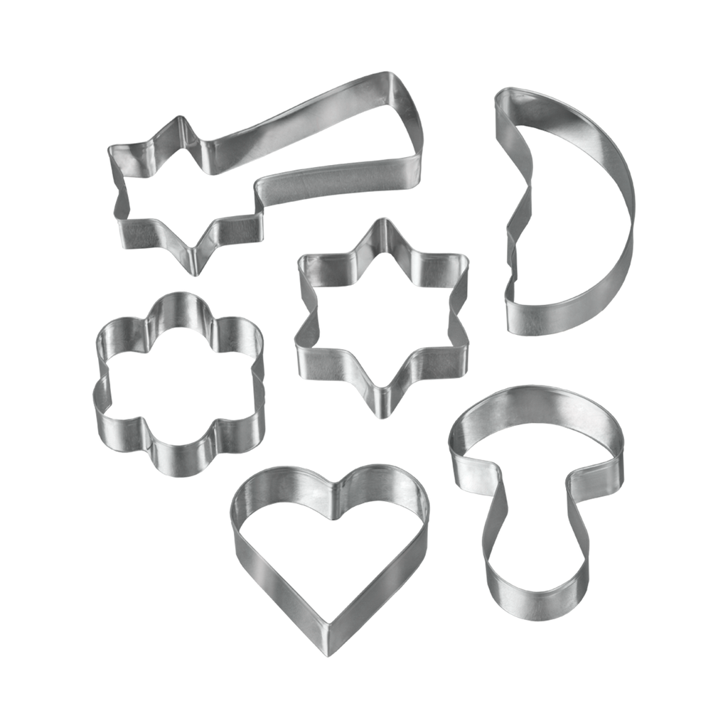 Metaltex Steel Set of 6 Cookie Cutter / 252350
