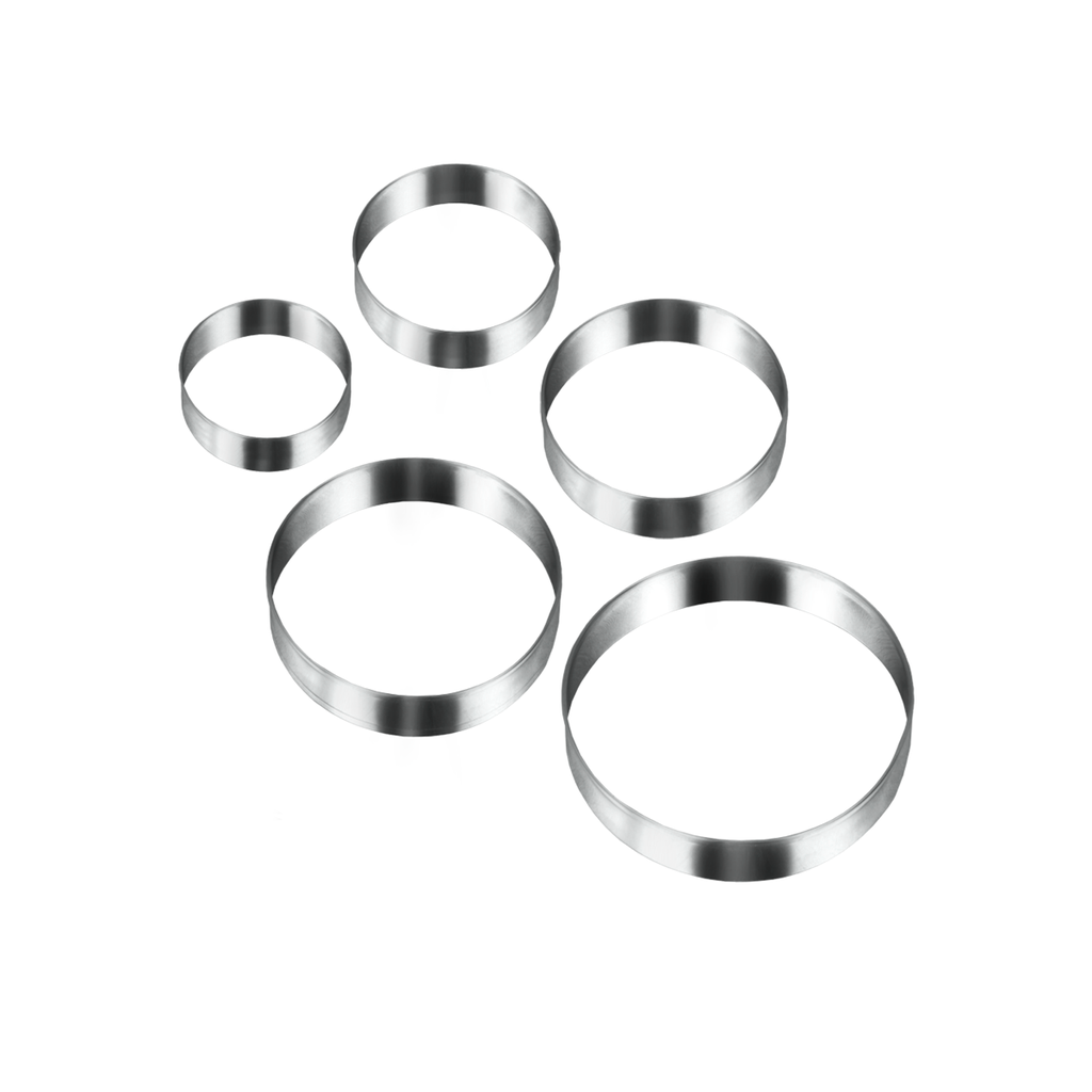 Metaltex Steel Set of 5 Cookie Cutters Circles / 252375
