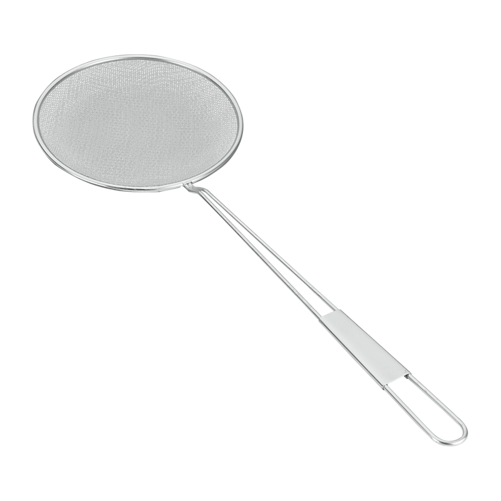 Metaltex Stainless Steel Tinned Double Mesh Skimmer 24 cm Silver / 603824