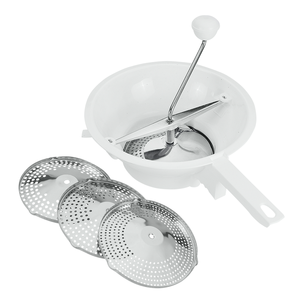 Metaltex Steel Plastic Food Mill with3 Stainless Steel Discs 24 cm / 252124