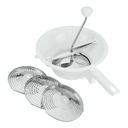 Metaltex Steel Plastic Food Mill with3 Stainless Steel Discs 24 cm / 252124