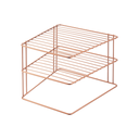 Metaltex Steel 2 Tier Corner Shelf Palio Copper / 362402