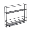 Metaltex Steel 2-Tier Sliding Spice Rack / 360850