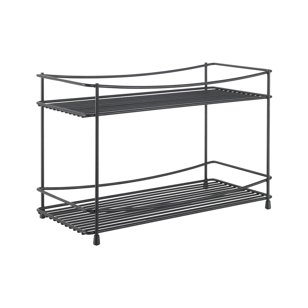Metaltex Steel 2-Tier Wide Spice Rack Lava / 360862