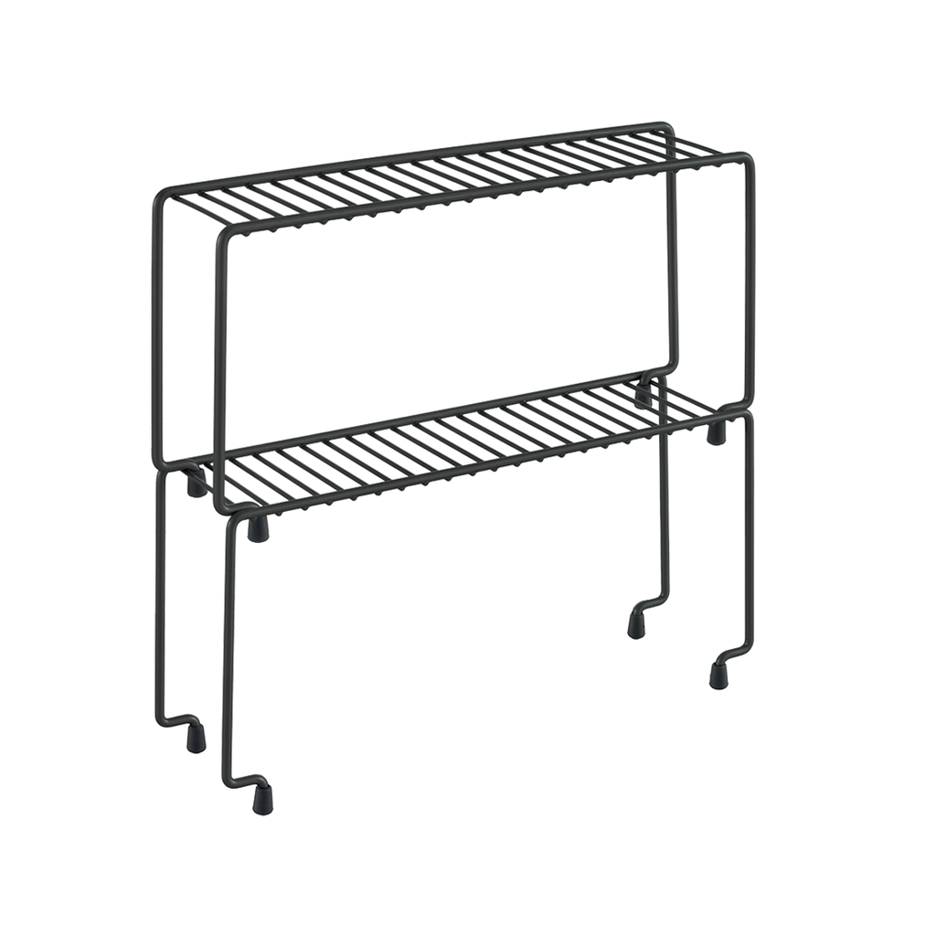 Metaltex Steel Set Of 2 Stackable Narrow Shelves / 361310