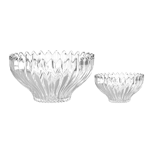City Glass 7 Piece Brazillia Glass Bowl Set 14 cm