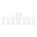 City Glass 7 Piece Bohemia Glass Jug Set