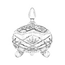 مرطبان حلوى زجاجي لافندر من سيتي جلاس مع غطاء 21 سم